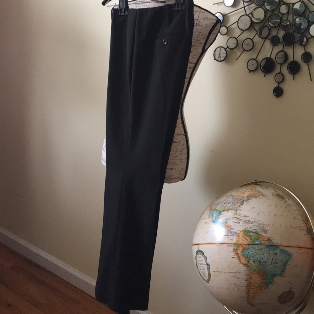 Express Design Studio Editor Work Dark Brown Pants - image 2